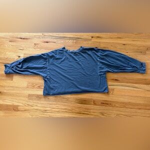 FP Movement by Free People Relaxed Long Sleeve Tee in Slate Blue
